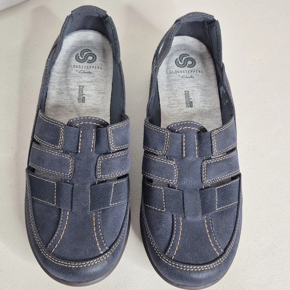 Clarks Cloudsteppers Sillian Stork Slip-on Shoes - Size 7.5 - Picture 7 of 12